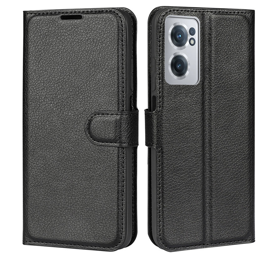 OnePlus Nord CE 2 Lite Wallet Flip Case Schwarz