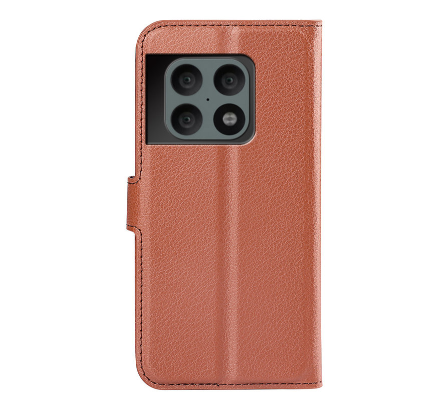 OnePlus 10 Pro Wallet Flip Case Brown