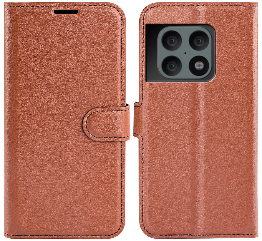 OnePlus 10 Pro Wallet Flip Case Brown