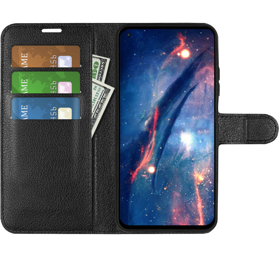 OnePlus 10 Pro Wallet Flip Case Zwart