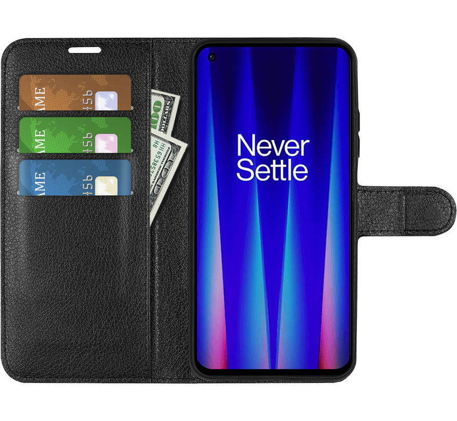 OnePlus Nord CE 2 Lite Wallet Flip Case Zwart