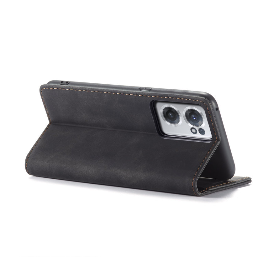 OnePlus Nord CE 2 Wallet Case Vintage Leather Black