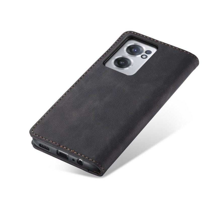 OnePlus Nord CE 2 Wallet Case Vintage Leather Black