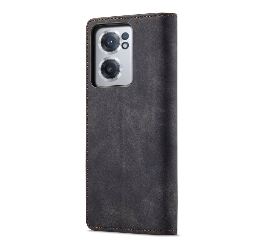 OnePlus Nord CE 2 Wallet Case Vintage Leather Black