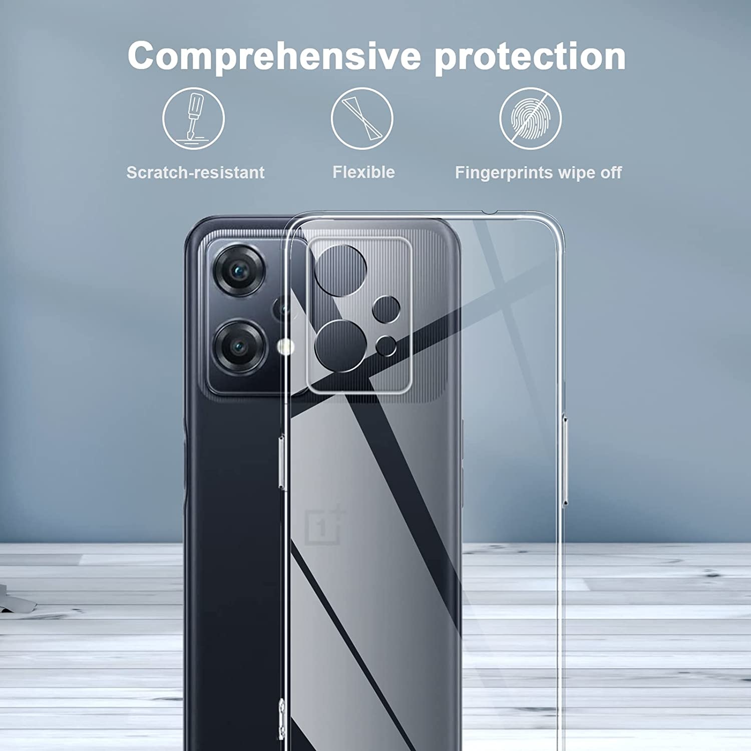 OPPRO OnePlus Nord 2 Case Xtreme TPU Transparent