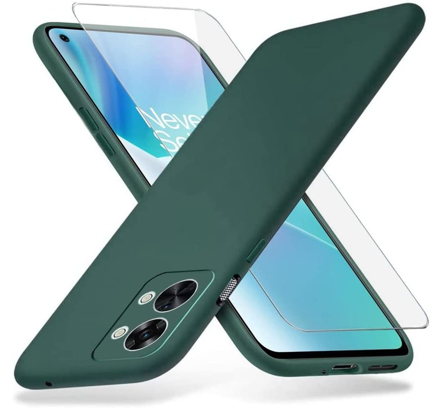 OnePlus Nord 2T Case Liquid Silicone Green