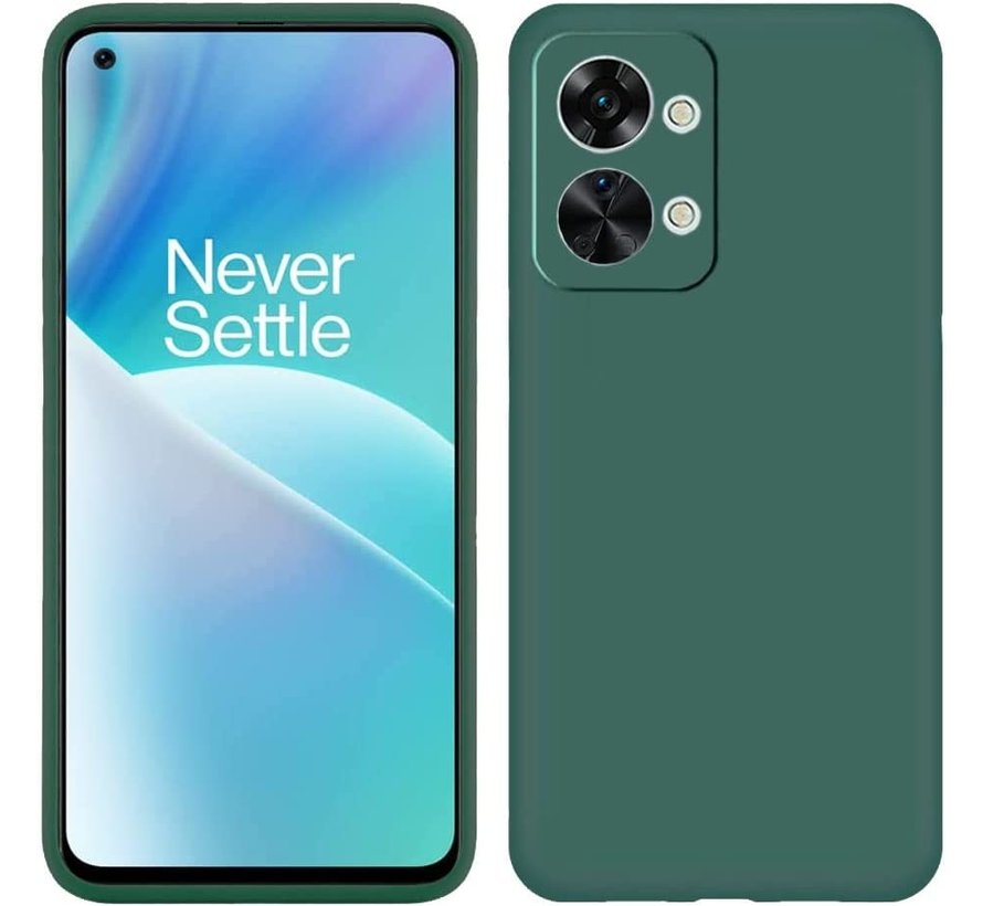 OnePlus Nord 2T Case Liquid Silicone Green