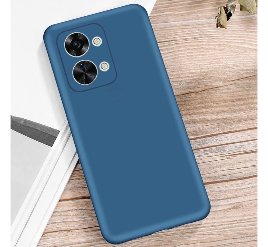 OnePlus Nord 2T Hülle Flüssigsilikon Blau
