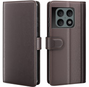 ProGuard OnePlus 10 Pro Wallet Case Genuine Leather Brown