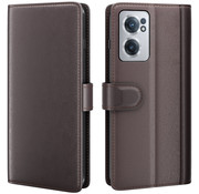 ProGuard OnePlus Nord CE 2 Wallet Case Genuine Leather Brown