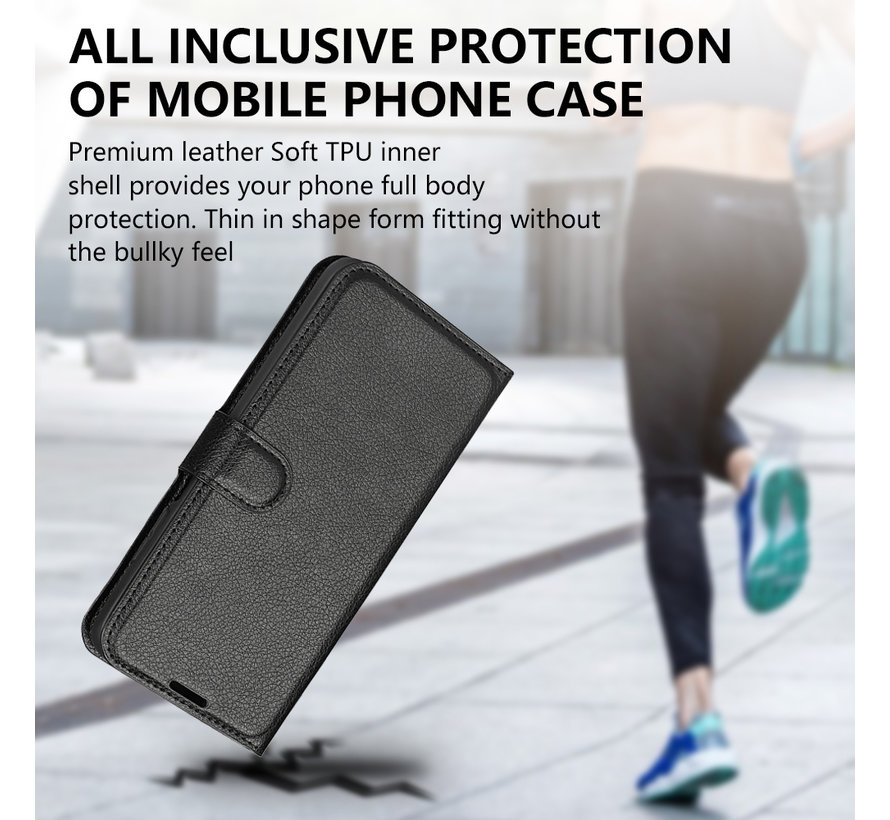 OnePlus Nord 2T Wallet Flip Case Black