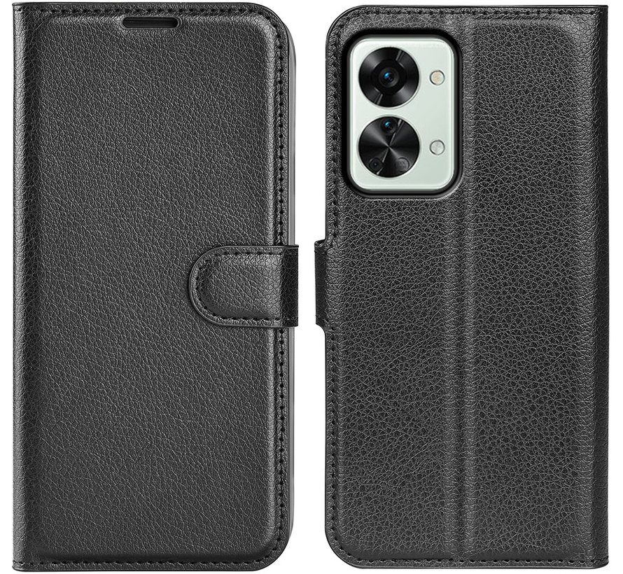 OnePlus Nord 2T Wallet Flip Case Black