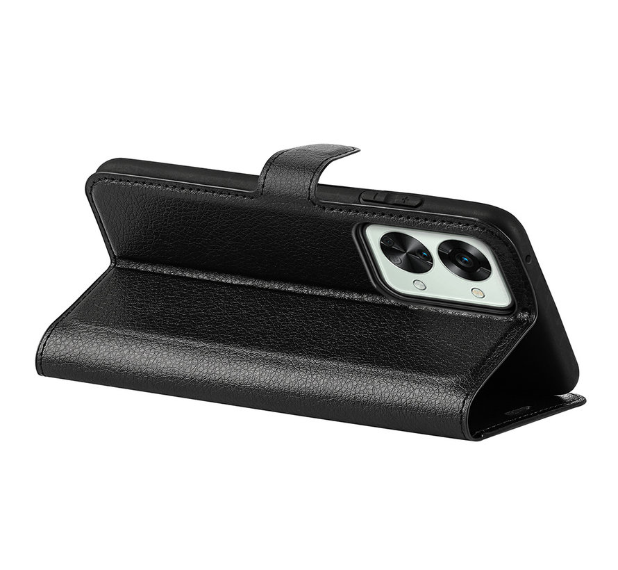 OnePlus Nord 2T Wallet Flip Case Schwarz