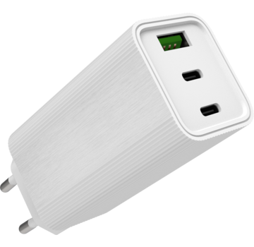 BeHello 65W 2x USB-C and USB-A Fast Charger GaN