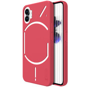 Nillkin Nothing Phone (1) Hoesje Super Frosted Shield Rood