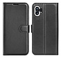 Nothing Phone (1) Wallet Flip Case Zwart