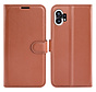 Nothing Phone (1) Wallet Flip Case Brown