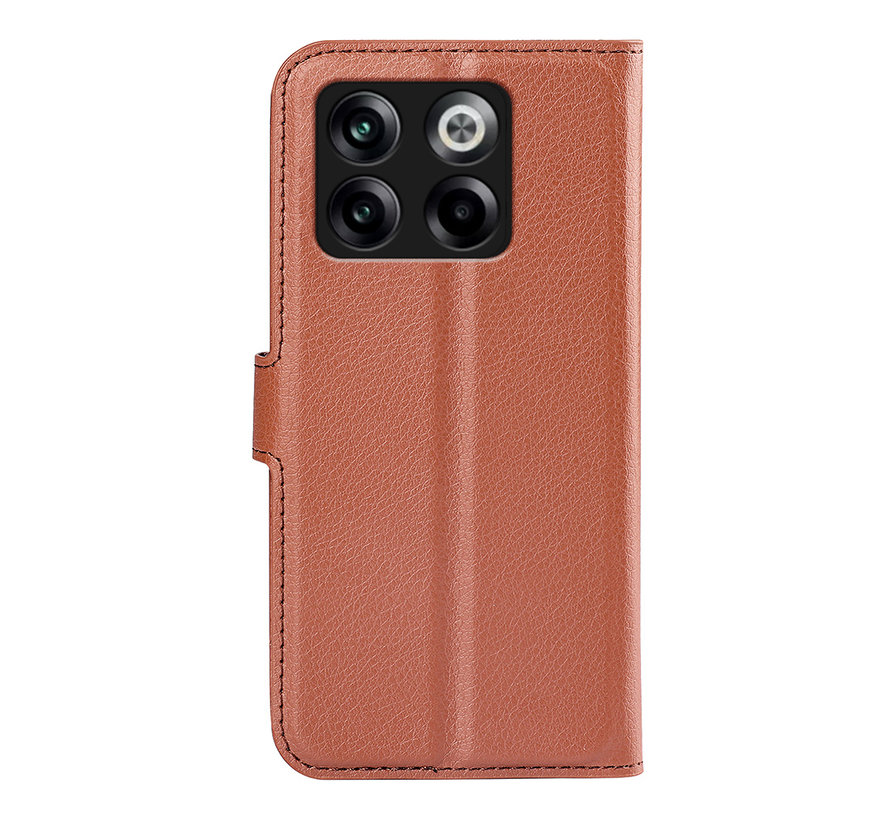 OnePlus 10T Wallet Flip Case Brown