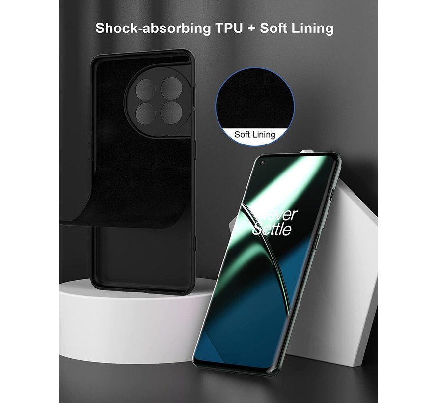 OnePlus 11 Case Liquid Silicone Black