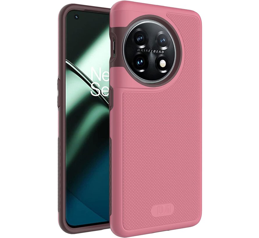 OnePlus 11 Case MergeGrip DualShield Pink