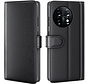 OnePlus 11 Wallet Case Genuine Leather Black