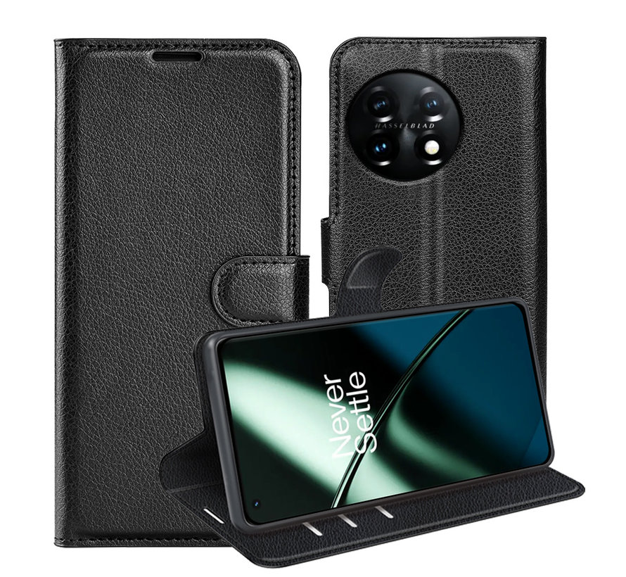 OnePlus 11 Wallet Flip Case Black