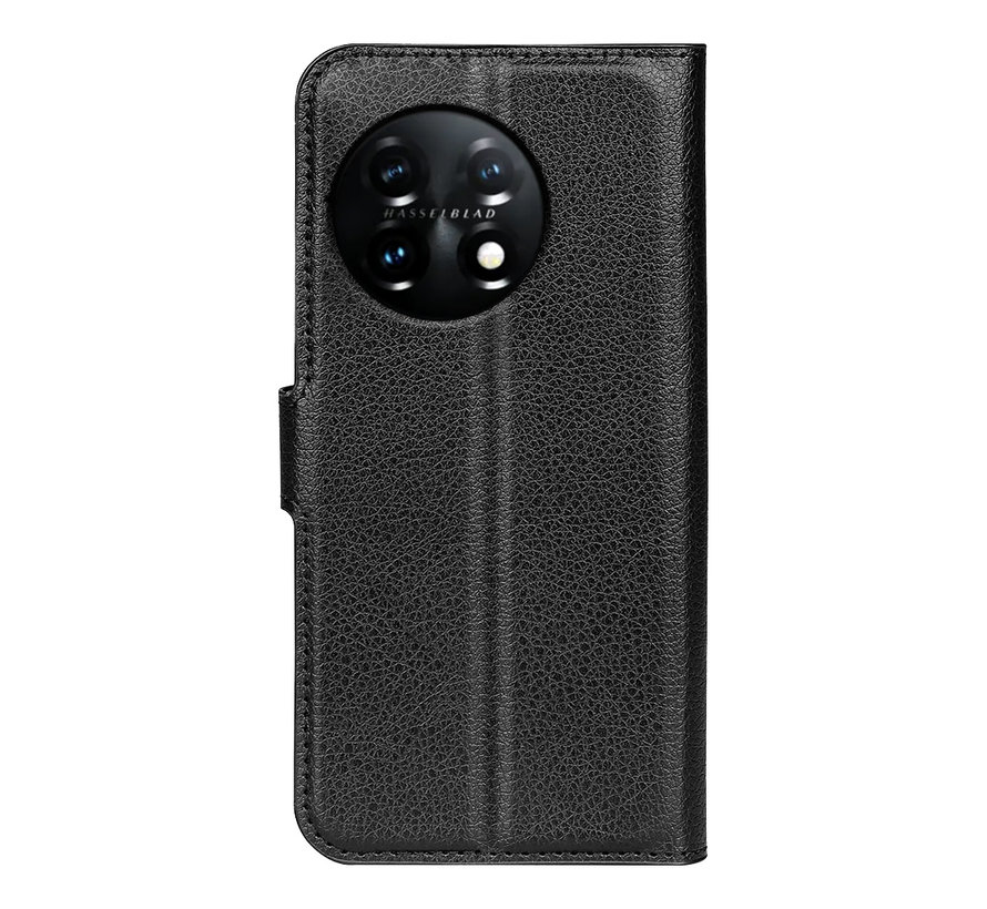 OnePlus 11 Wallet Flip Case Zwart