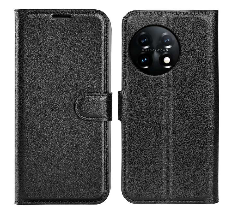 OnePlus 11 Wallet Flip Case Black