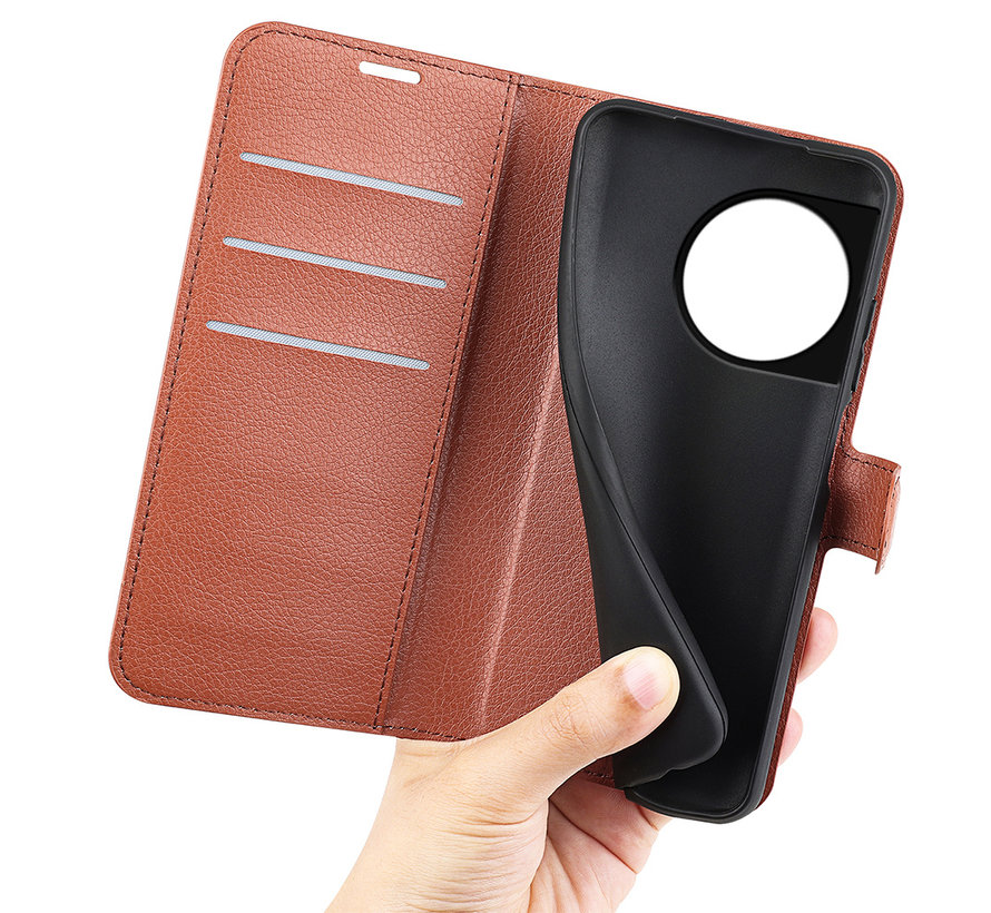 OnePlus 11 Wallet Flip Case Brown