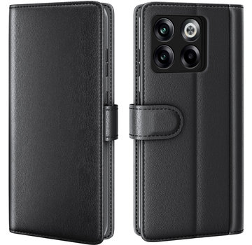 ProGuard OnePlus 10T Wallet Case Echtes Leder Schwarz