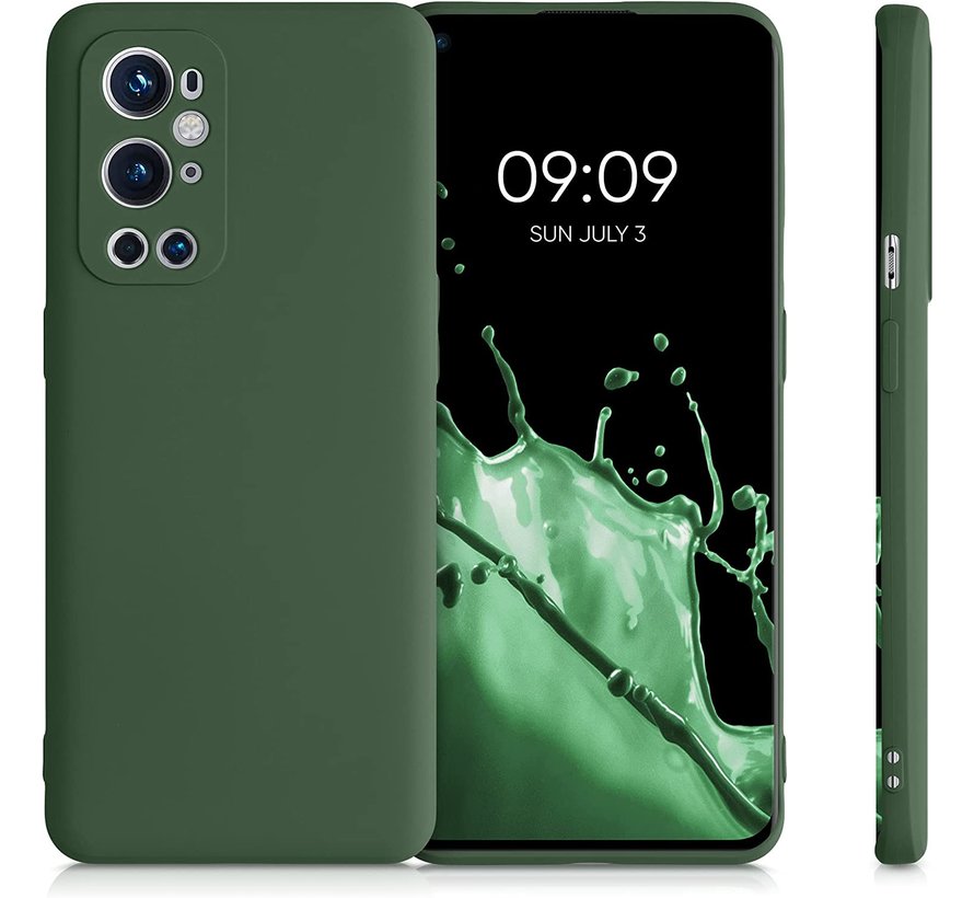 OnePlus 9 Pro Case Flüssiges Silikongrün