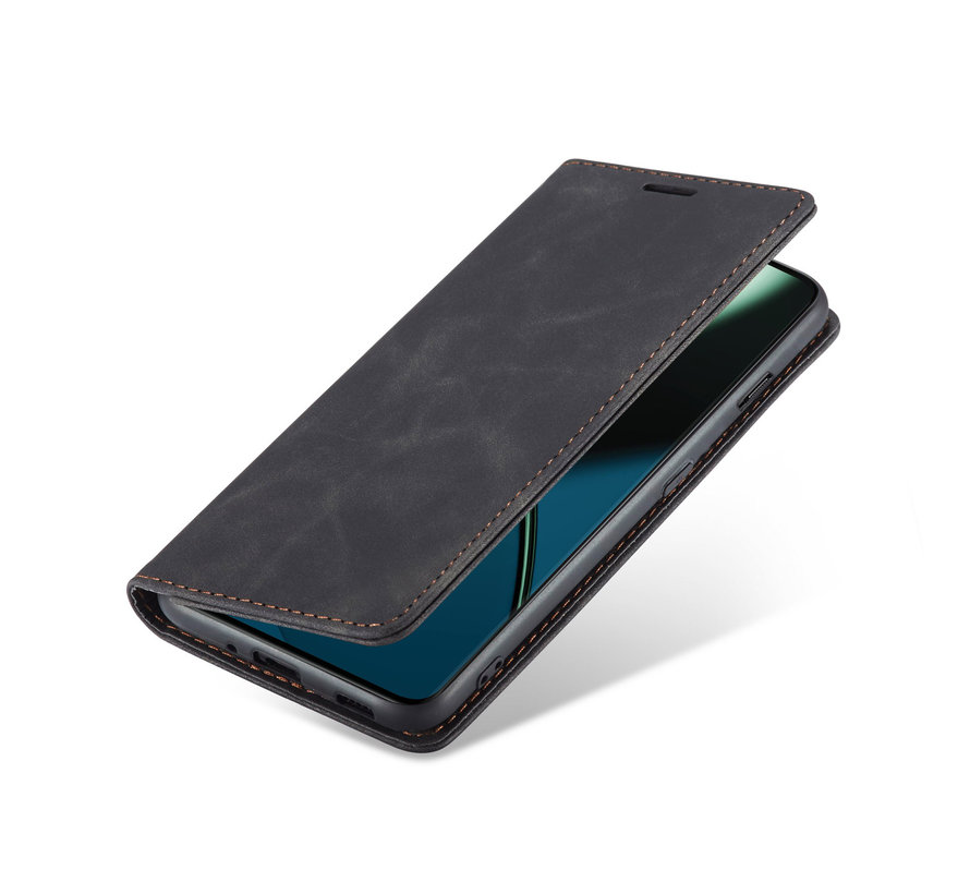 OnePlus 11 Wallet Case Vintage Leather Black