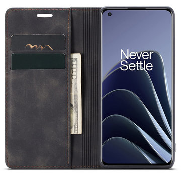 ProGuard OnePlus 10 Pro Wallet Case Vintage Leder Schwarz