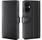 OnePlus Nord CE 3 Lite Wallet Hoesje Echt Leder Zwart