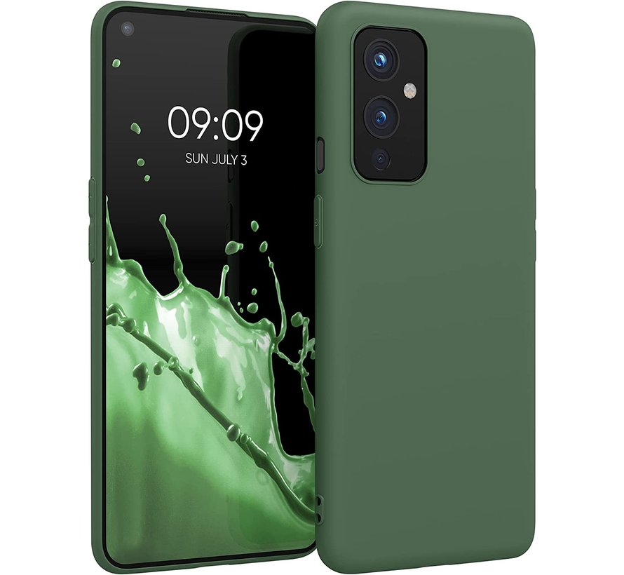 OnePlus 9 Case Liquid Silicone Green