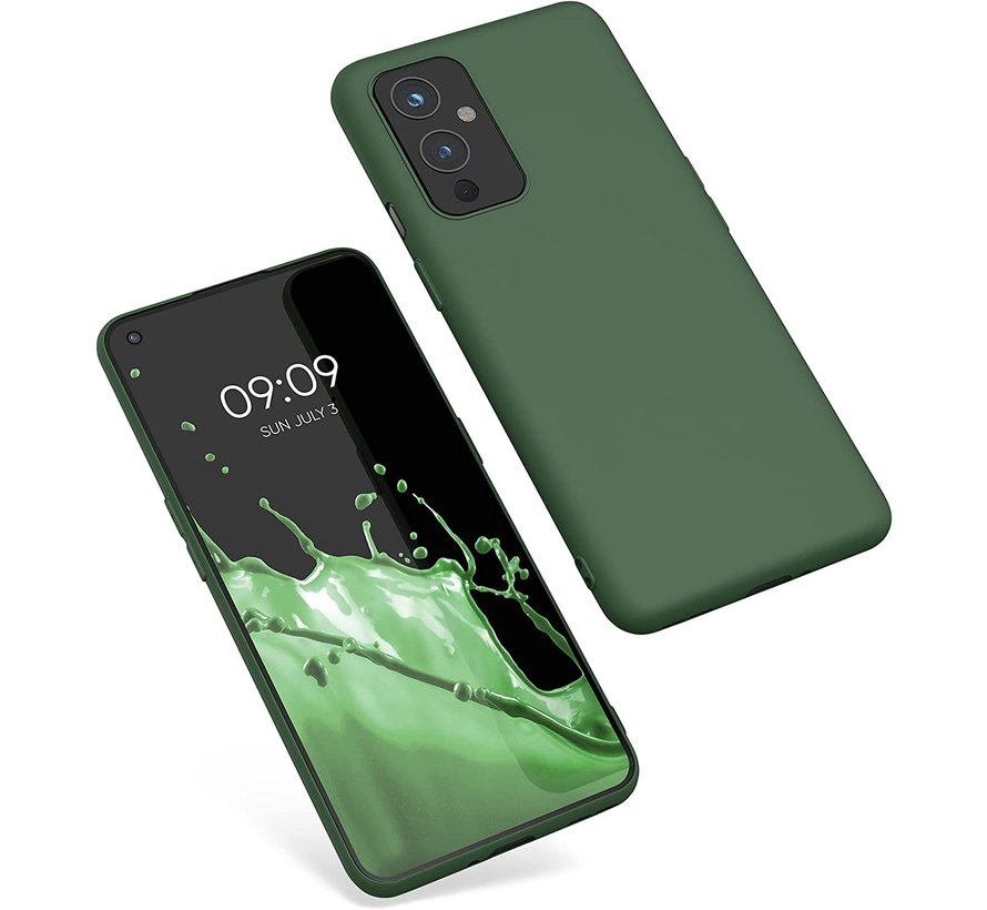 OnePlus 9 Case Liquid Silicone Green