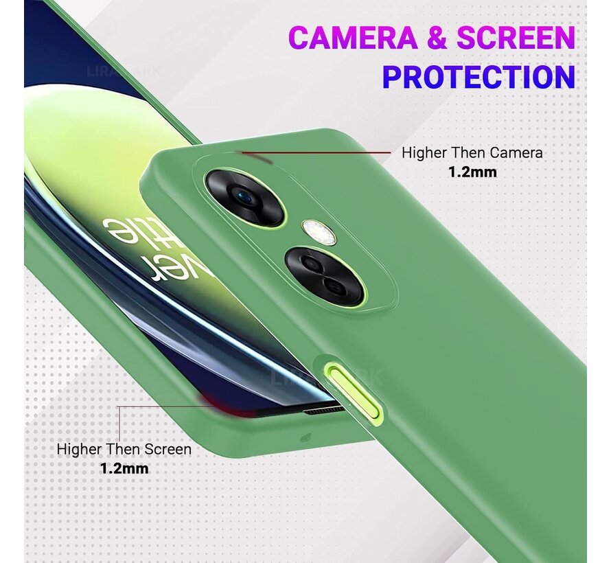 OnePlus Nord CE 3 Lite Hoesje Liquid Silicone Lime Groen