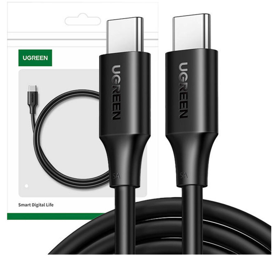 USB-C naar USB-C 50cm Laadkabel Auto/Motor