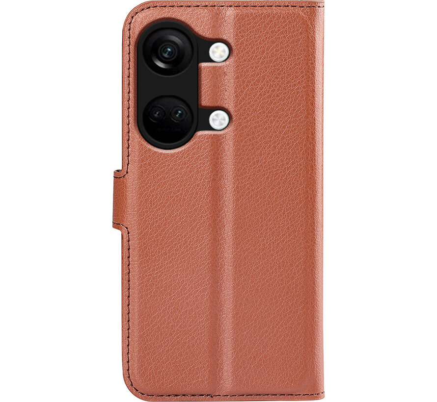 OnePlus Nord 3 Wallet Flip Case Brown