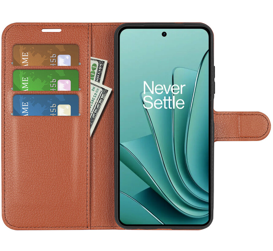 OnePlus Nord 3 Wallet Flip Case Braun