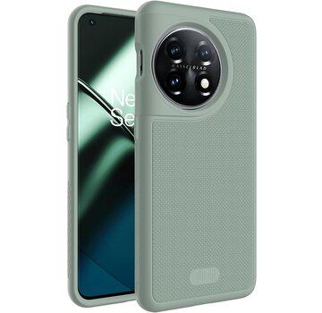 Tudia OnePlus 11 Case MergeGrip DualShield Light Green