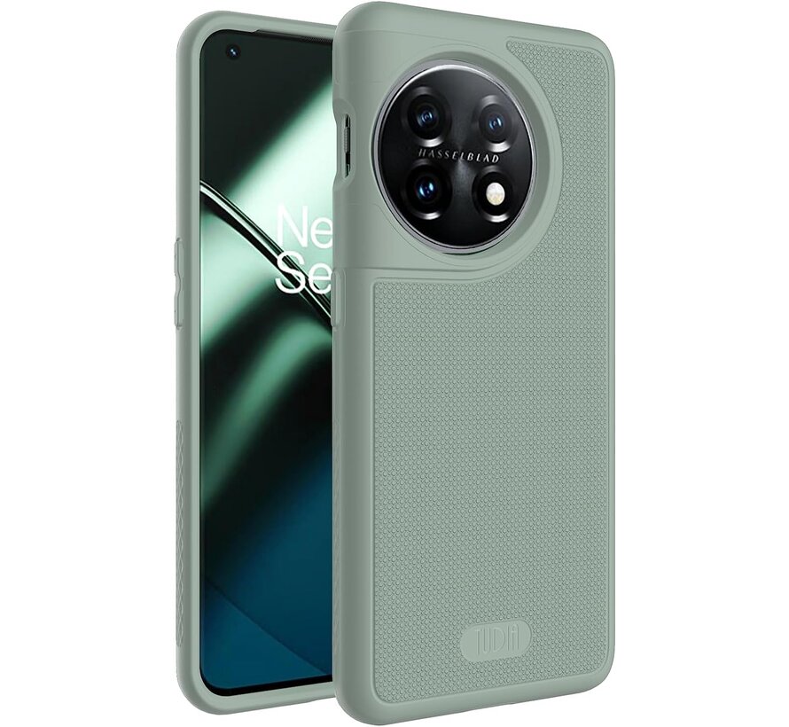 OnePlus 11 Case MergeGrip DualShield Light Green