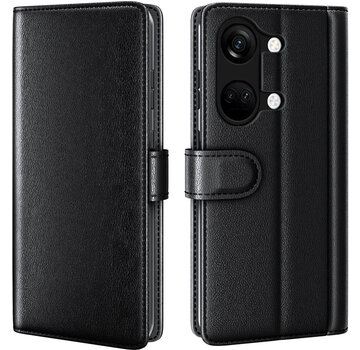 ProGuard OnePlus Nord 3 Wallet Case Echtes Leder Schwarz