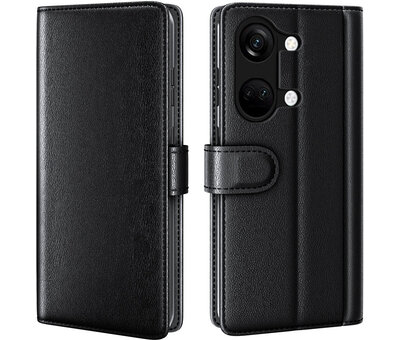 ProGuard OnePlus Nord 3 Wallet Case Echtes Leder Schwarz