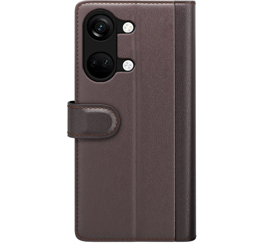 OnePlus Nord 3 Wallet Case Genuine Leather Brown