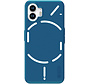 Nothing Phone (2) Hoesje Super Frosted Shield Blauw