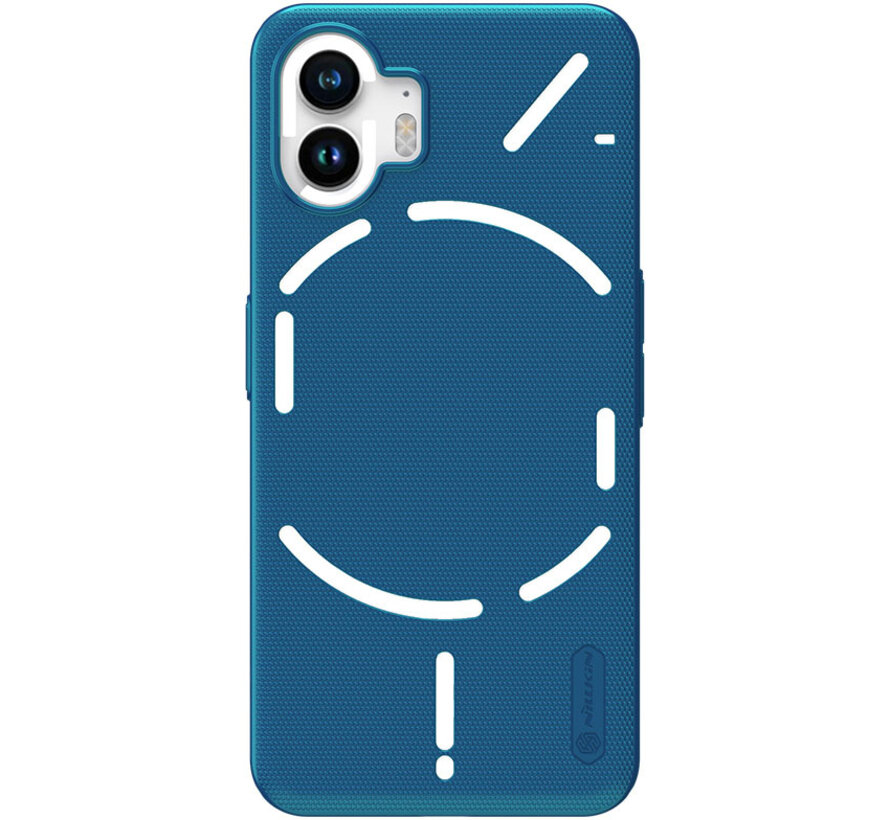 Nothing Phone (2) Hoesje Super Frosted Shield Blauw