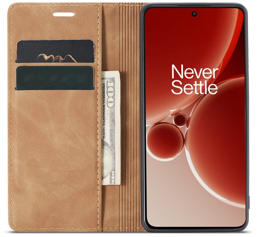 OnePlus Nord 3 Wallet Case Vintage Leather Beige