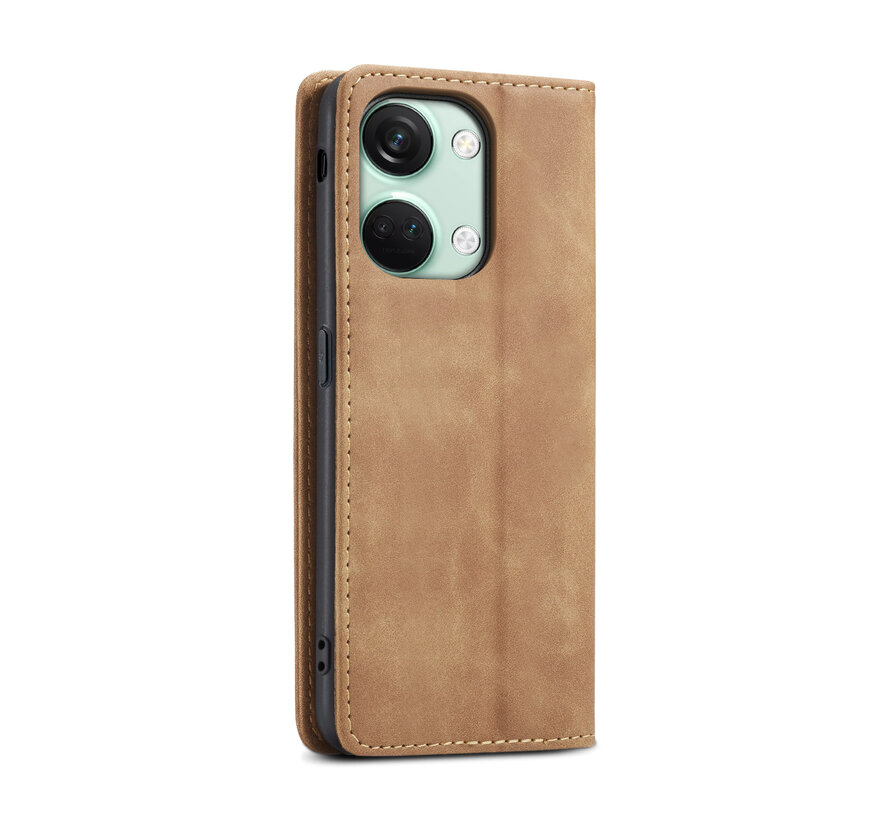 OnePlus Nord 3 Wallet Case Vintage Leder Beige