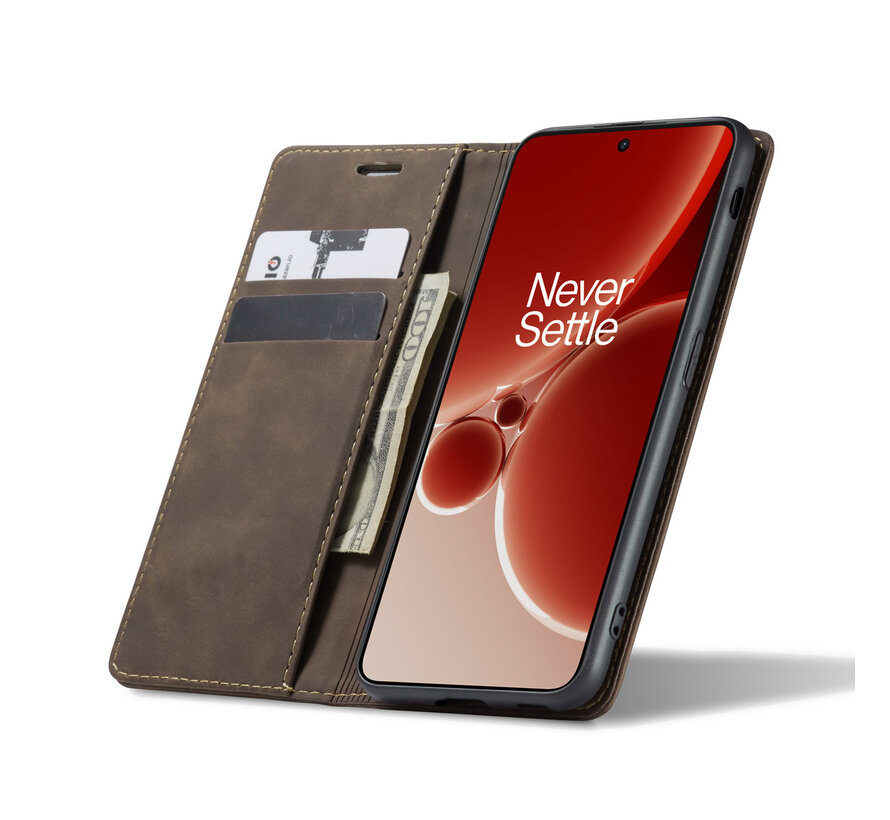 OnePlus Nord 3 Wallet Case Vintage Leather Brown